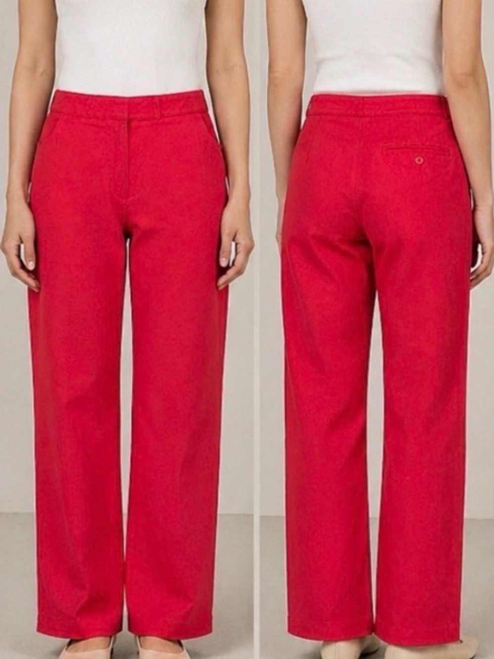 Petite Liz Claiborne Red Pants